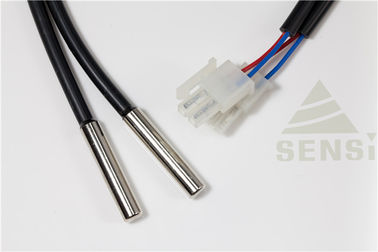 فلزی NTC نوع سنسور دمای سیلندر برای تهویه مطبوع و یخچال