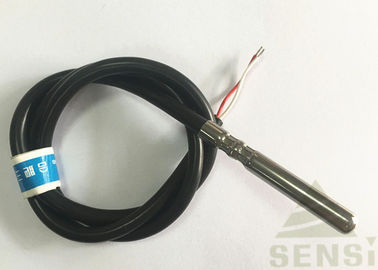 سنسورهای دما PT100 / PT1000 RTD با لوله های فولادی ضد زنگ